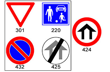 איור לשאלה: תוקפו של תמרור 424 הוא עד: